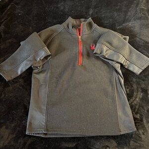 Spyder sweater black size large.